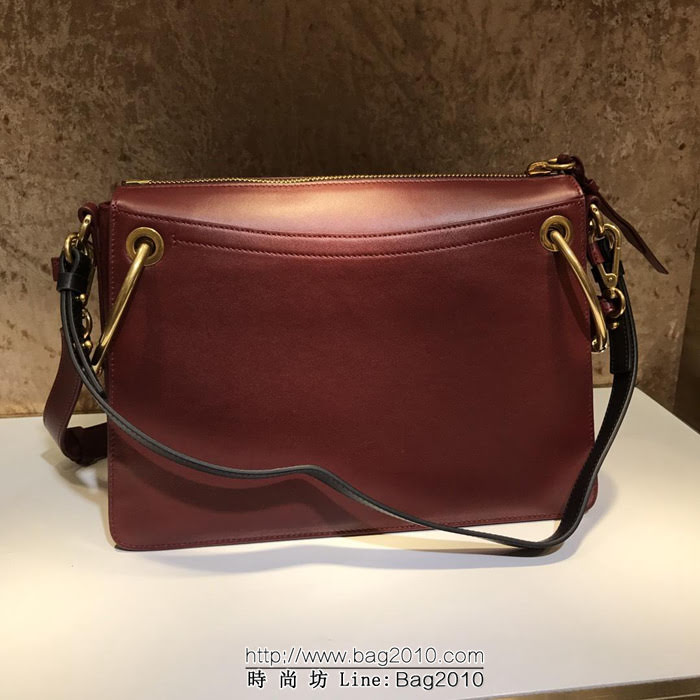 Chloe克洛伊 大號 18年新款 Chloe roy bag 大號麂皮/小牛皮 斜挎包  ypk1039